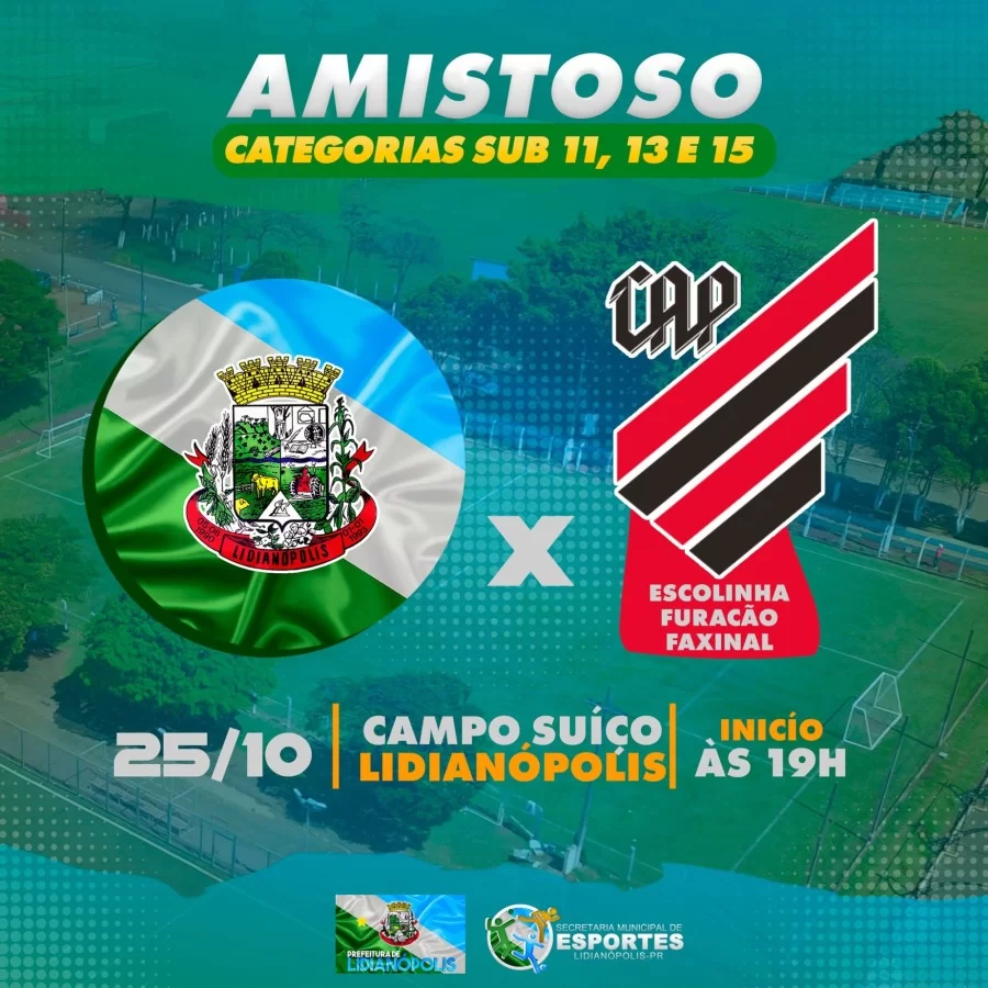 AMISTOSO - CATEGORIAS SUB 11, 17 E 15