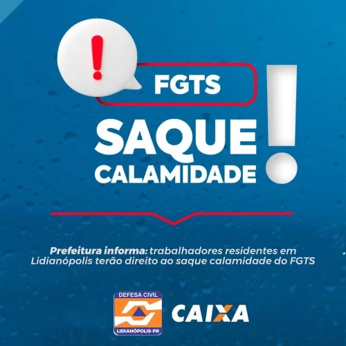 FGTS - SAQUE CALAMIDADE