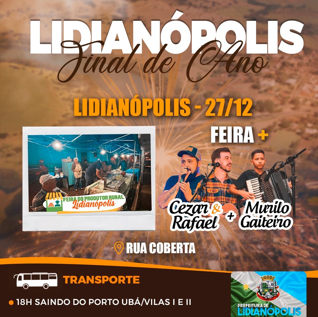 LIDIANÓPOLIS - FINAL DE ANO